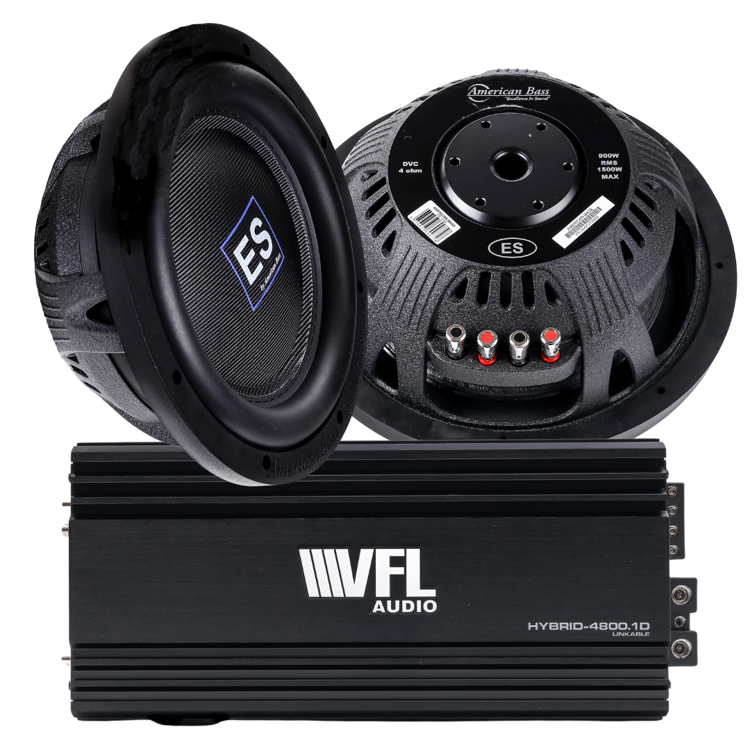 Power Pack: ES 1244 Subwoofers VFL Hybrid Amplifier
