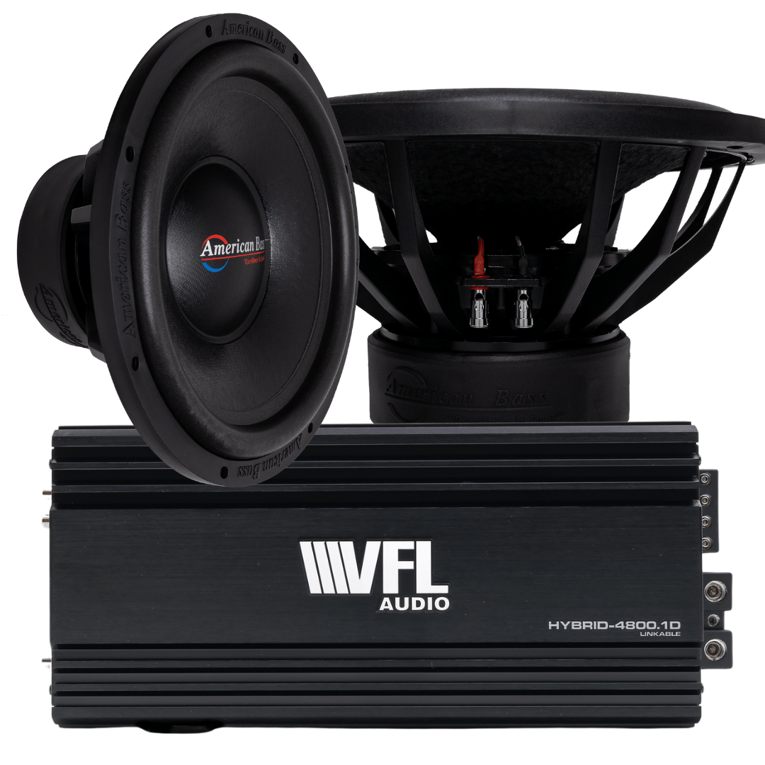 Power Pack: 2 Titan 1544 Subwoofers + VFL Hybrid 4800.1 Amplifier Power Pack: 2 Titan 1544 Subwoofers + VFL Hybrid 4800.1 Amplifier