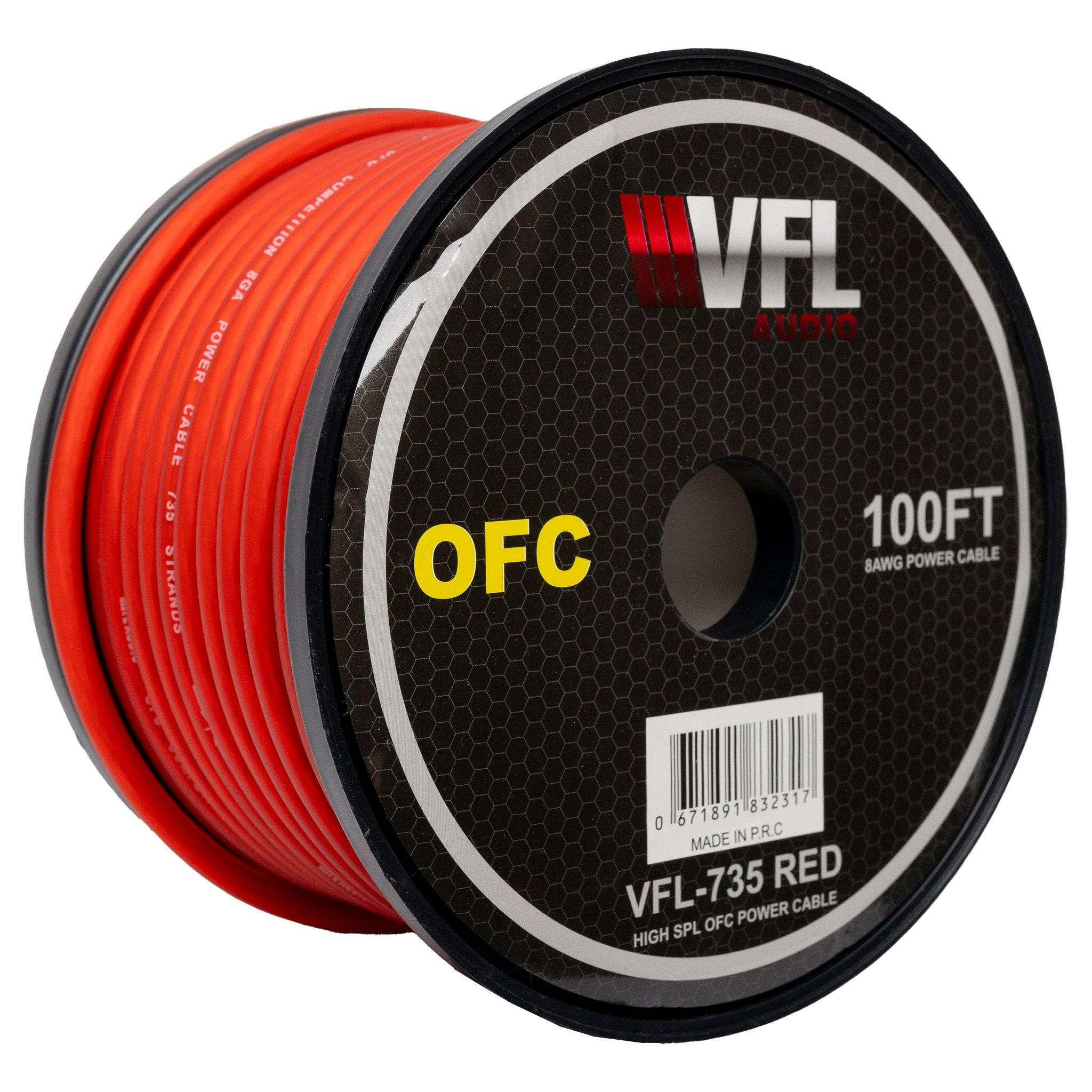 VFL 8 Gauge OFC | American Bass | Car Audio Equipment