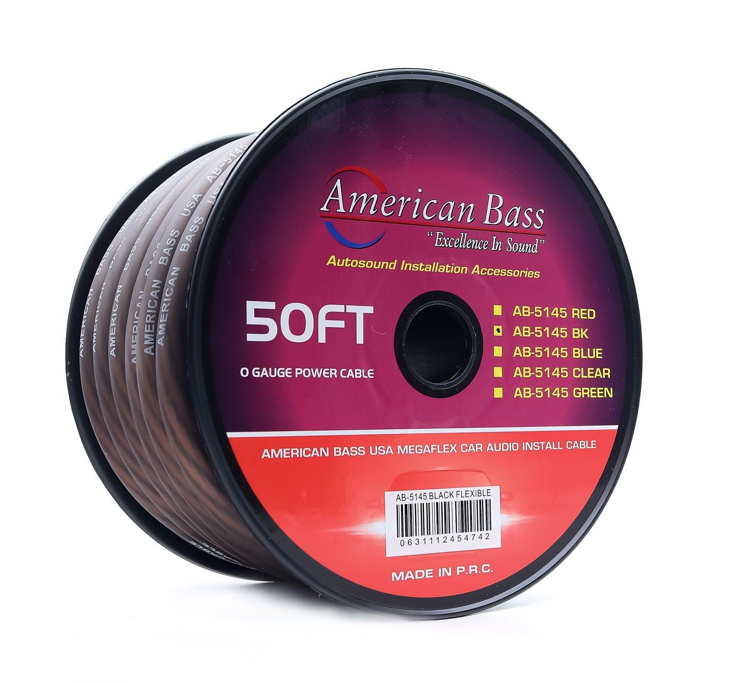Taukealugs AWG 8 Gauge Wire Cable (50ft Each - Black Taukealugs AWG 8 Gauge Wire Cable (50ft Each - Black