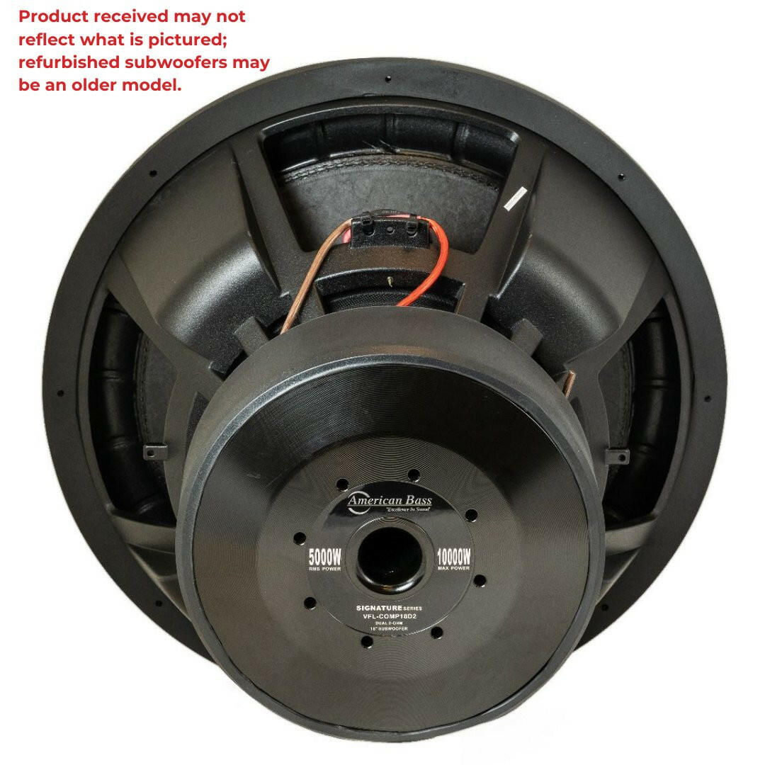 VFL Comp Signature 18" Subwoofer Refurbished - American Bass Audio