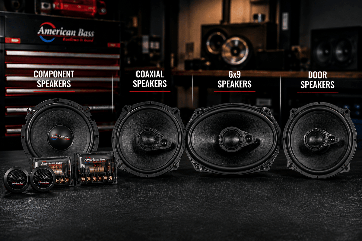 Car Speakers: Component vs Coaxial, 6x9 & Door