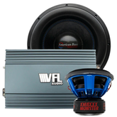 Experience competition-ready car audio with the Monster Bass Bundle from American Bass Audio, featuring two powerful XMAXXX Monster 15″ subwoofers and a VFL REBEL-8000.1 amplifier—ideal for those seeking exceptional performance and bold style.