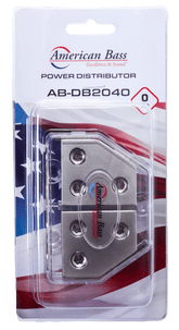 American Bass AB - DB2040 — 0 Gauge Power Distribution Block - American Bass Audio