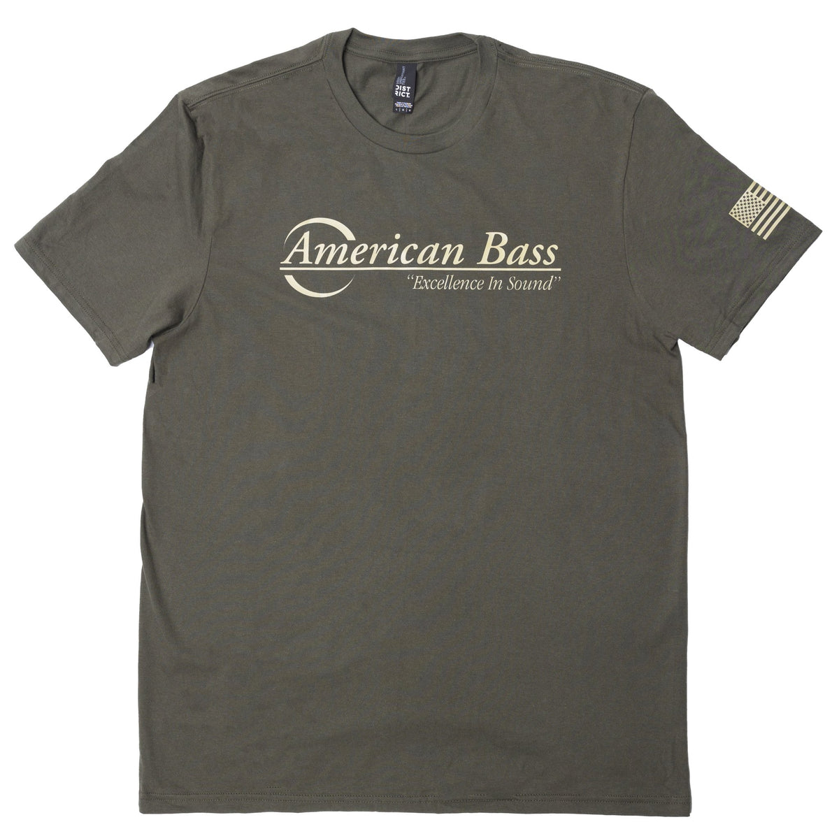 American Bass T - Shirt (Cameo Green) - American Bass Audio