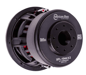 Big Bass Bundle — 2x XFL 10" Subwoofer + VFL REBEL-5000.1 Amplifier - American Bass Audio