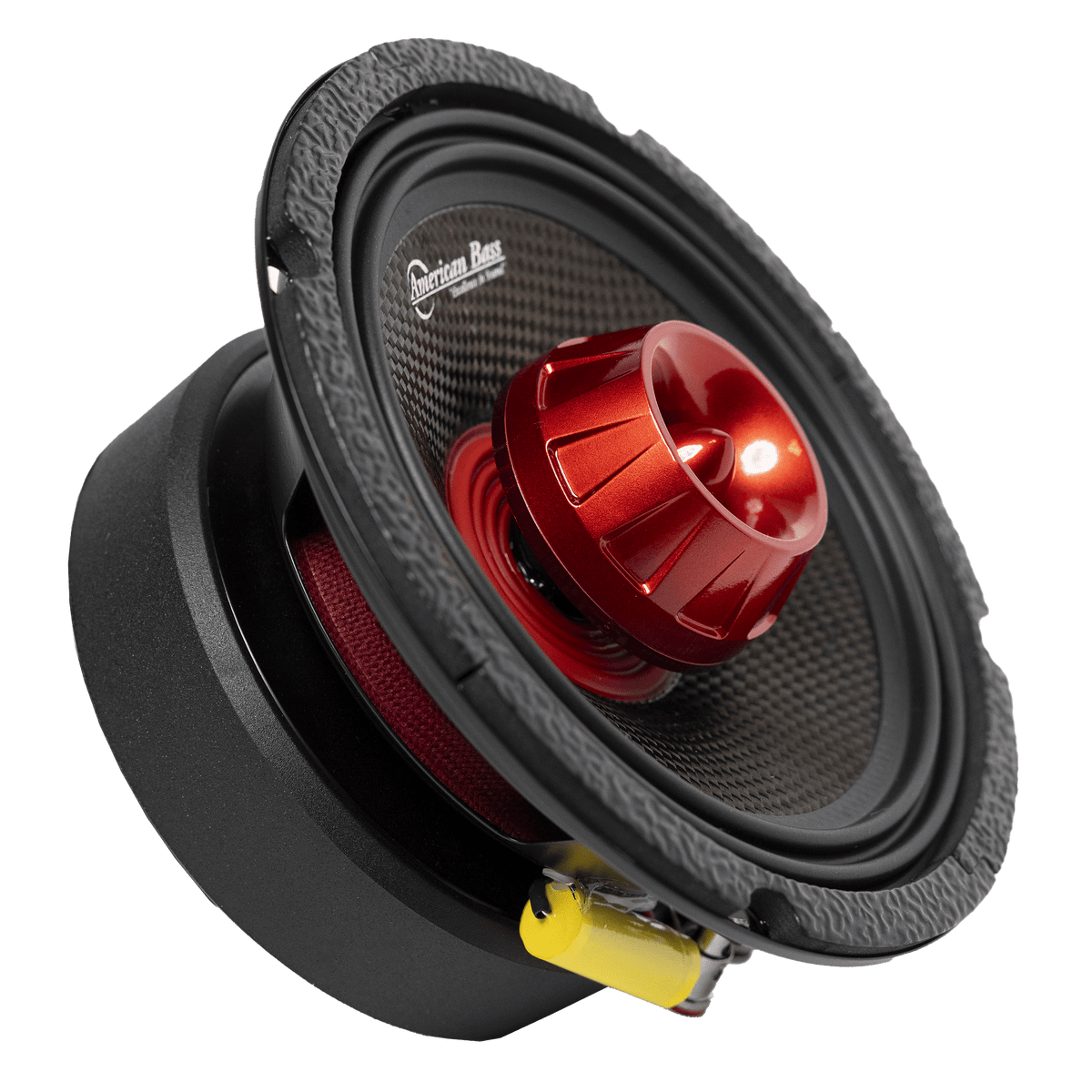 Biker Rebel Bundle — 2x Biker 6.5" Midrange + VFL Rebel REBEL-900.4 Amplifier - American Bass Audio