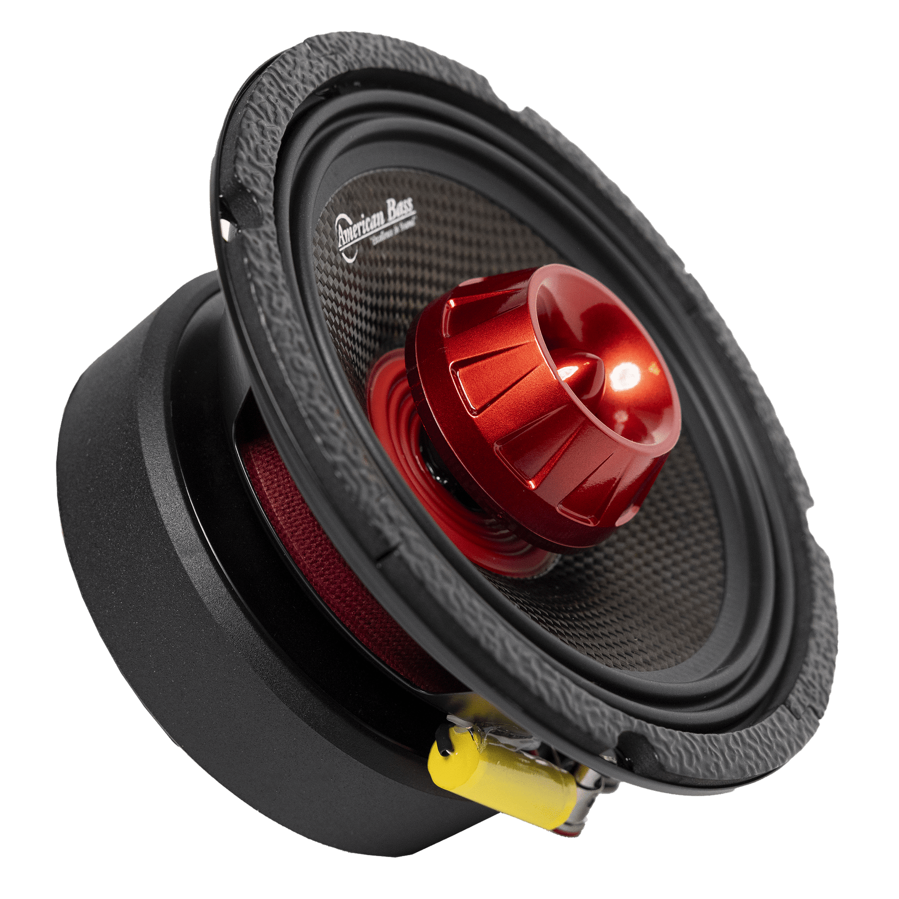 Biker Rebel Bundle — 2x Biker 6.5" Midrange + VFL Rebel REBEL-900.4 Amplifier - American Bass Audio
