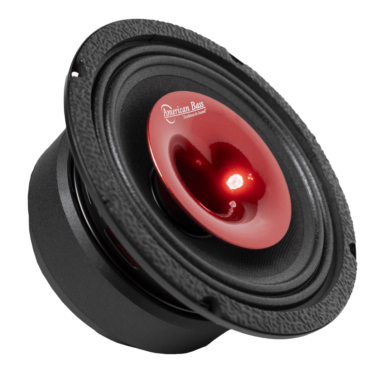 Falcon Rider Bundle — 2x Falcon Series 6.5" Midrange Speakers + VFL Rebel REBEL-900.4 Amplifier - American Bass Audio