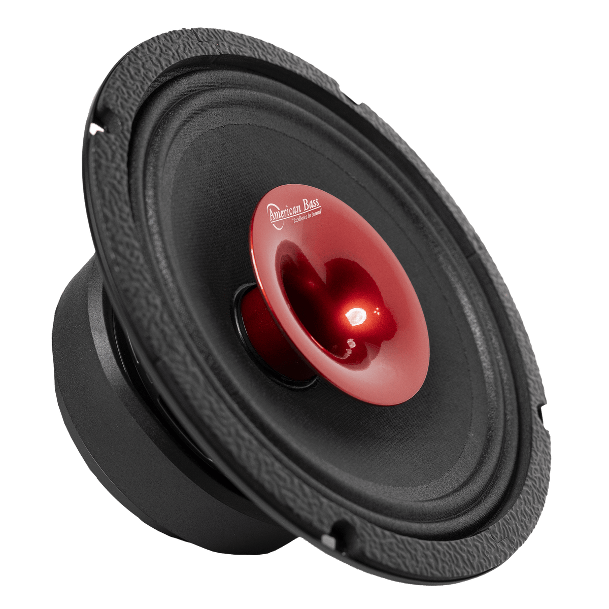 Falcon Rider Bundle — 2x Falcon Series 8" Midrange Speakers + VFL Rebel REBEL-900.4 Amplifier - American Bass Audio