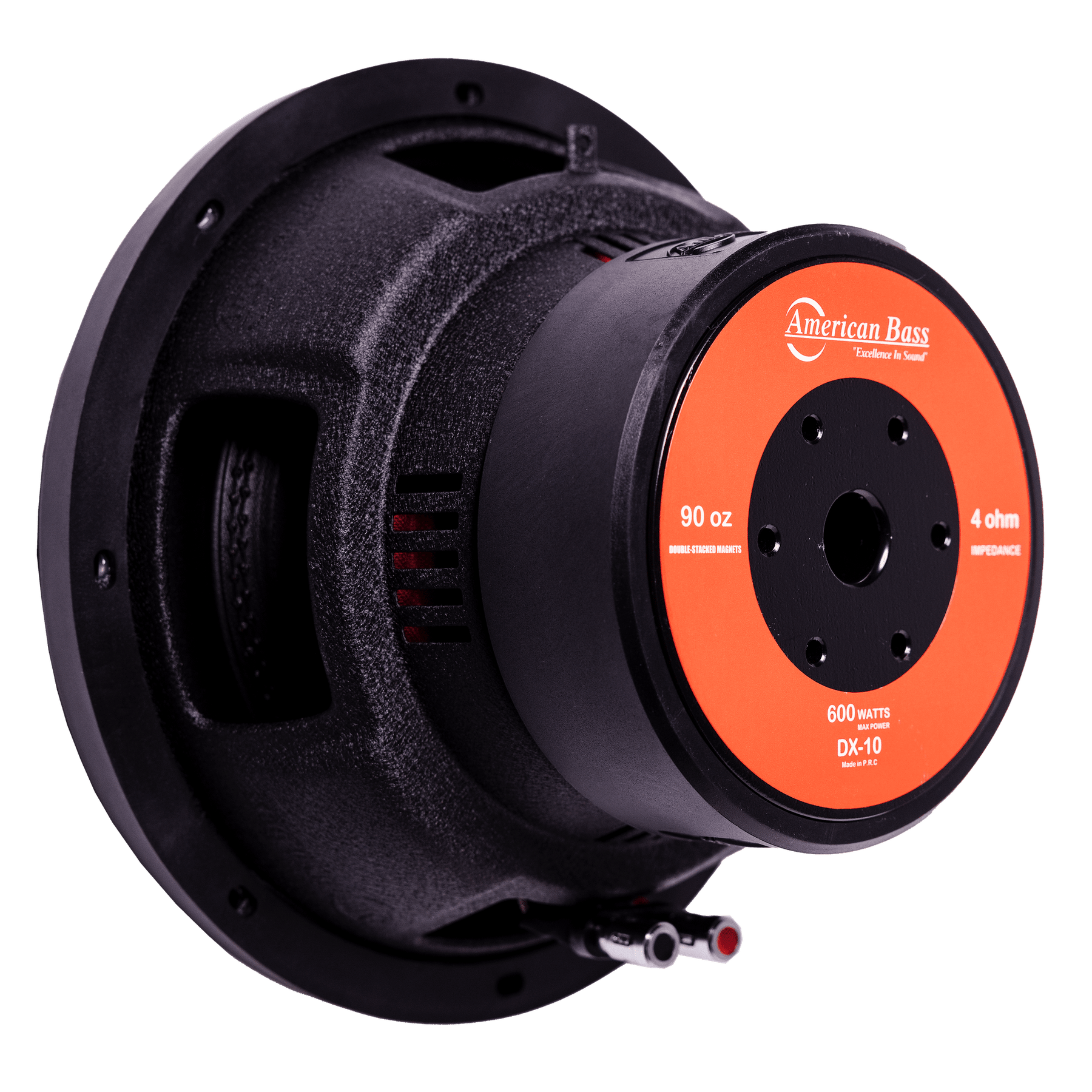 Ground Pound Bundle — 2x DX 10" Subwoofer + VFL Rebel REBEL-3000.1 Amplifier - American Bass Audio