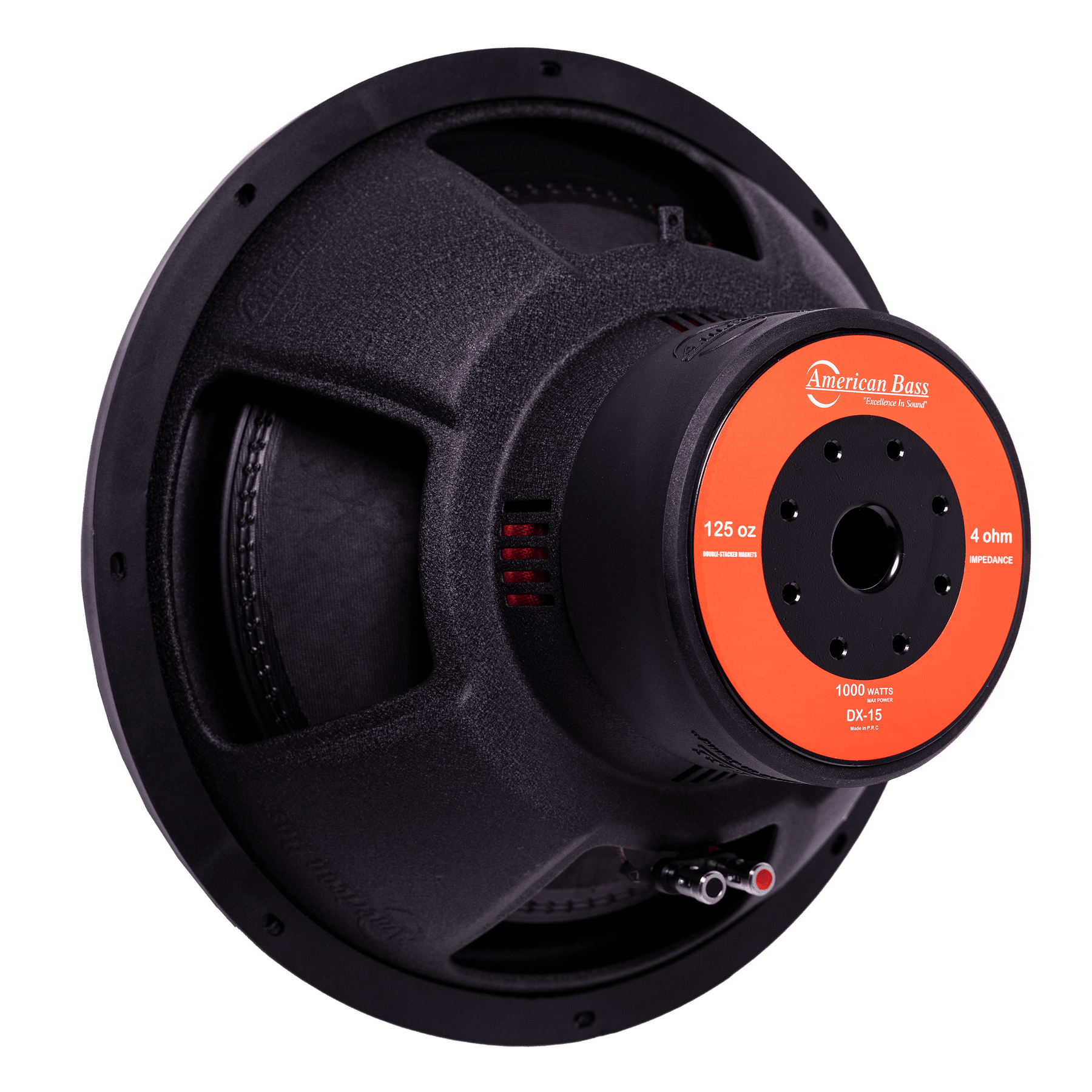 Ground Pound Bundle — 2x DX 15" Subwoofer + VFL Rebel REBEL-3000.1 Amplifier - American Bass Audio
