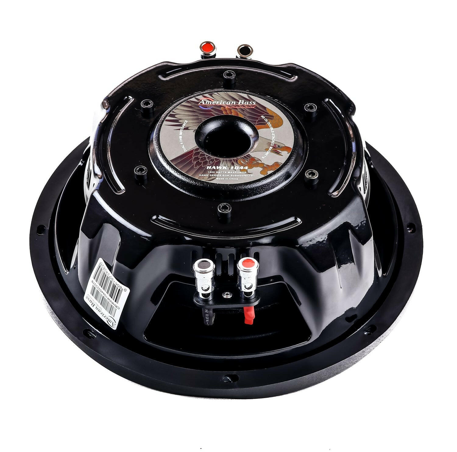 HAWK Slim 10" Subwoofer alternate angle - Slim Rebel Bundle