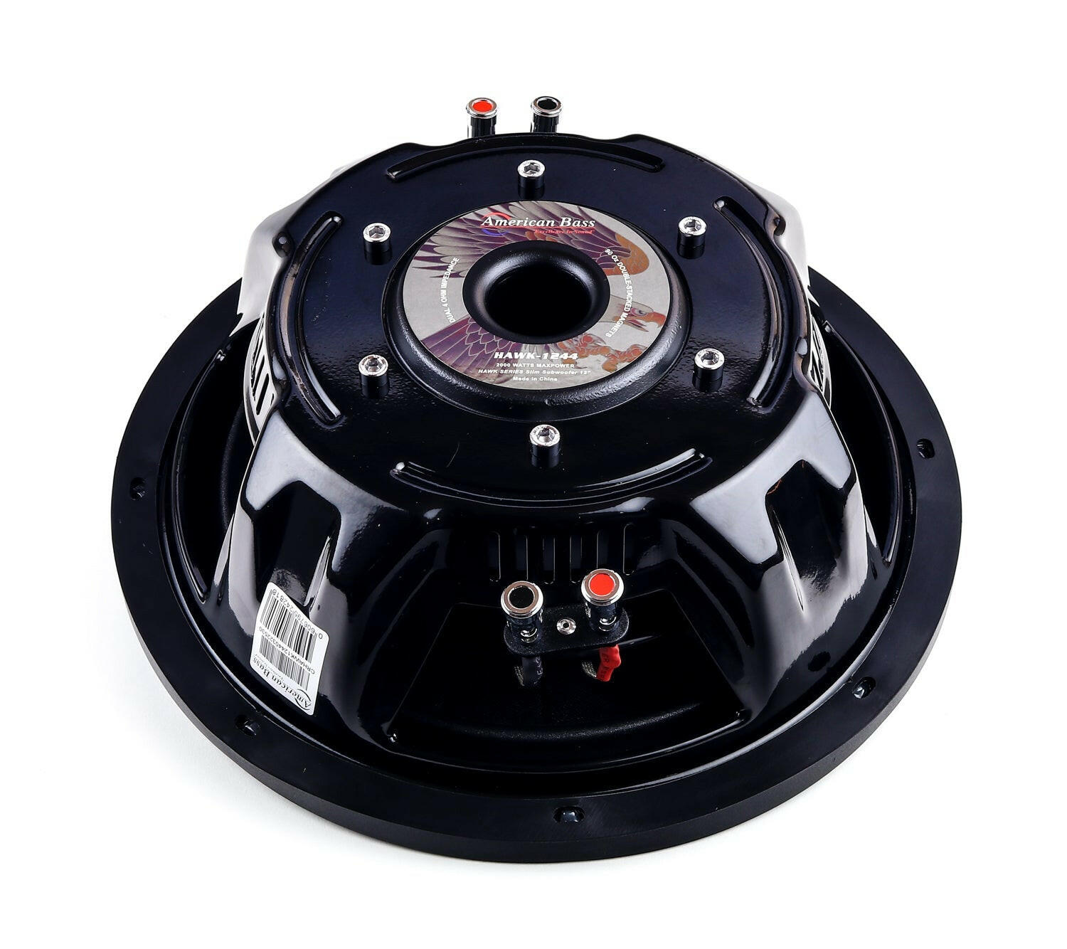 HAWK Slim 12" Subwoofer alternate angle - Slim Rebel Bundle