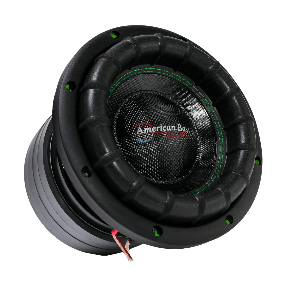 Monster Bass Bundle — 2x Godzilla 8" Subwoofer + VFL Rebel REBEL-5000.1 Amplifier - American Bass Audio