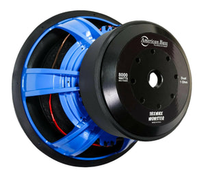 Monster Bass Bundle — 2x XMAXXX Monster 18" Subwoofer + VFL REBEL-8000.1 Amplifier - American Bass Audio