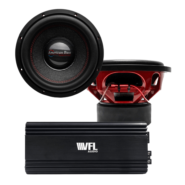 Power Pack: 2 Hawk 12 Subwoofers + VFL Stealth 5500.1D Amplifier