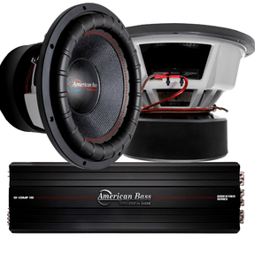 Power Pack: 2 VFL Comp Signature 15 Subwoofers + Godfather Comp 11D Amplifier - American Bass Audio