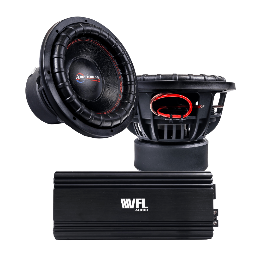 Power Pack: 2 XFL 15” Subwoofers + VFL Stealth 5500.1D Amplifier Bundle - American Bass Audio