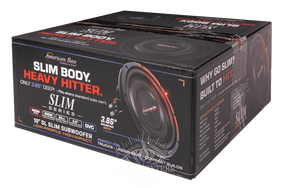 SL 10″ Car Subwoofer | 300 Watts RMS | Single Voice Coil 4 Ohm (Shallow Mount) - American Bass Audio