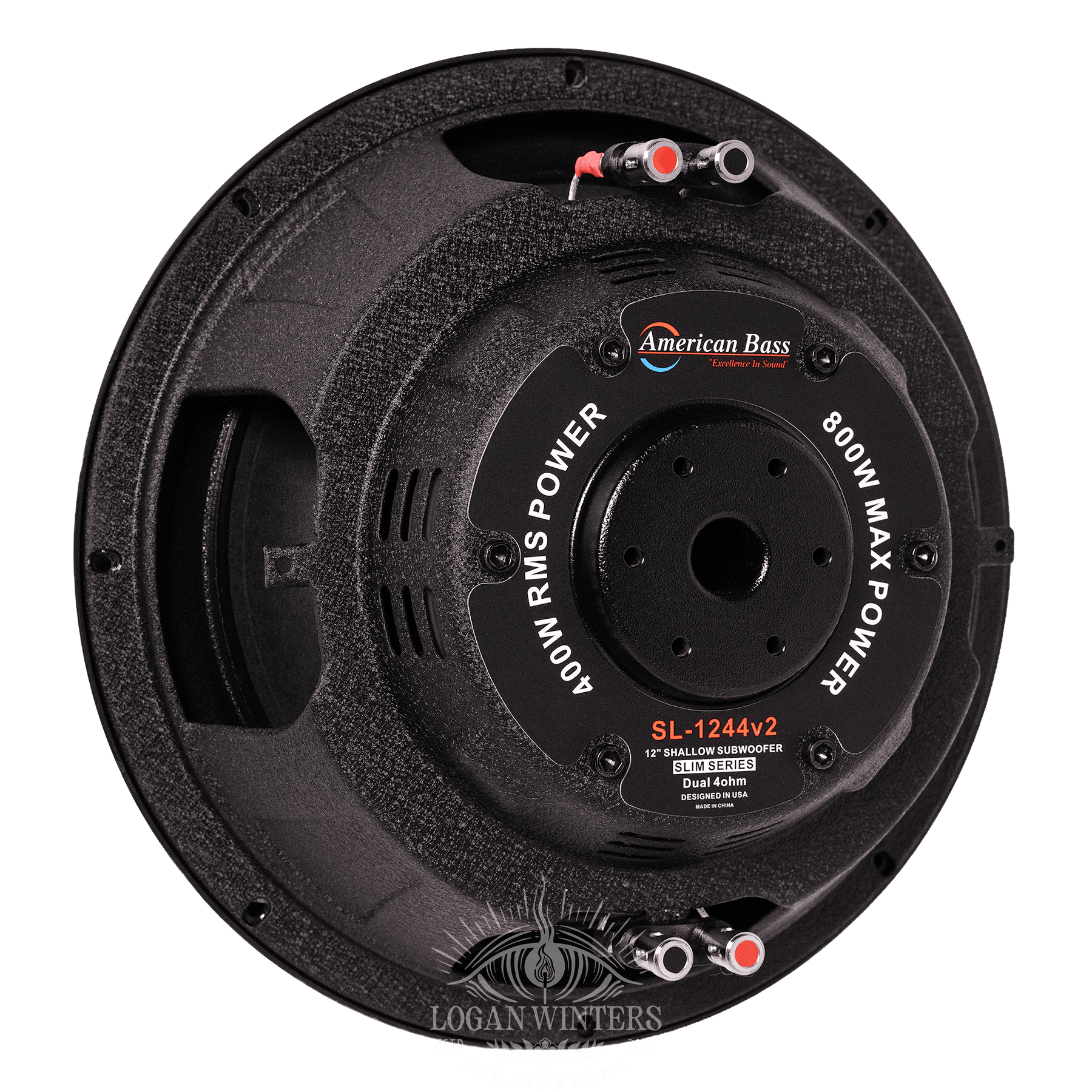 SL 12″ Car Subwoofer | 300 Watts RMS | Single Voice Coil 4 Ohm (Shallow Mount) - American Bass Audio