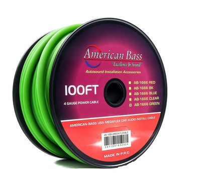 4 Gauge Mega Flex Power Cable 100ft Roll